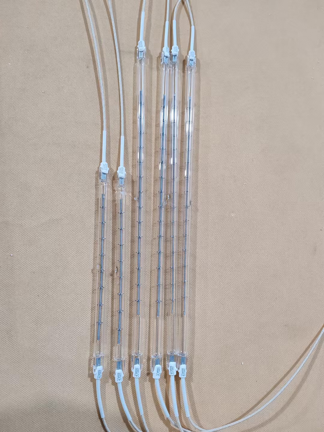 Half White Infrared Halogen Heater Parts 355mm 235v 2000w