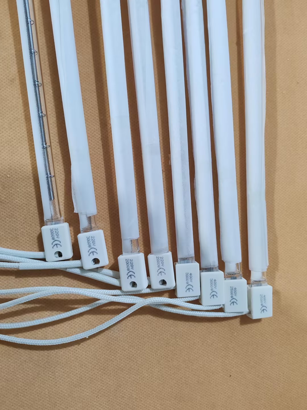 infrared halogen heating element